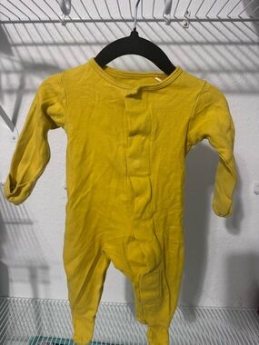 Magnetic Me Bright Yellow Footed Baby One-Piece